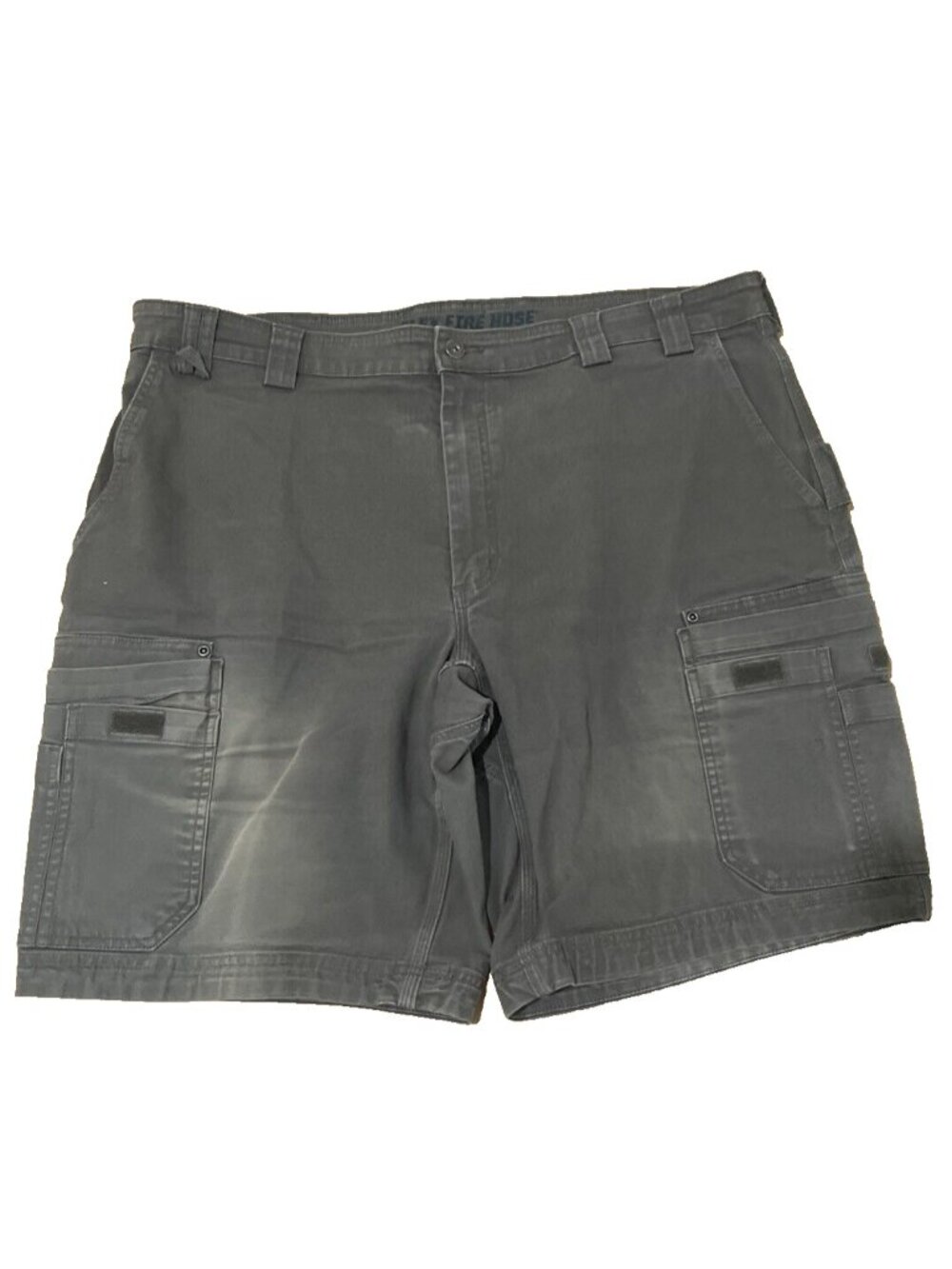 Duluth Trading Co Fire Hose Gray Cotton Cargo Shorts Mens Size 44